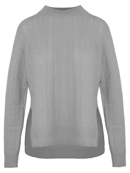 Malo Optimum Sweter w kolorze szarym rozmiar: XL. Szare golfy damskie Malo Optimum, xl, bez wzorów, z kaszmiru, bez ramiączek. Za 339.99 zł.