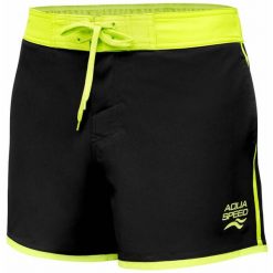 Spodenki kąpielowe męskie Aqua Speed Axel. Czarne kąpielówki męskie Aqua-Speed, l, bez wzorów. Za 79.99 zł.