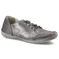 Szare Półbuty Karino Damskie Modne Skórzane Buty. Szare półbuty damskie Karino, bez wzorów, ze skóry, bez obcasa. Za 169.00 zł.