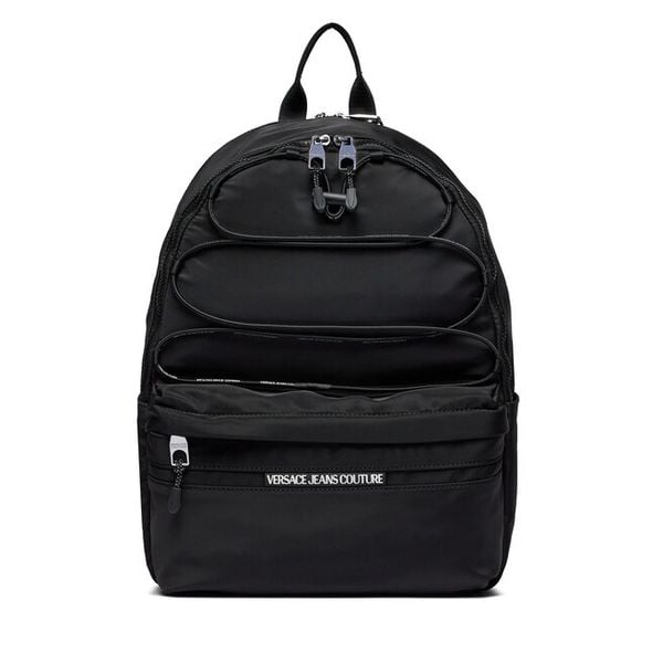 Plecak Versace Jeans Couture. Czarne plecaki męskie Versace Jeans Couture, bez wzorów, z jeansu. Za 959.99 zł.