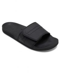 Klapki dla Mężczyzn RIVI SLIDE ADJUST. Czarne klapki i japonki męskie Quiksilver, z materiału. Za 179.99 zł.