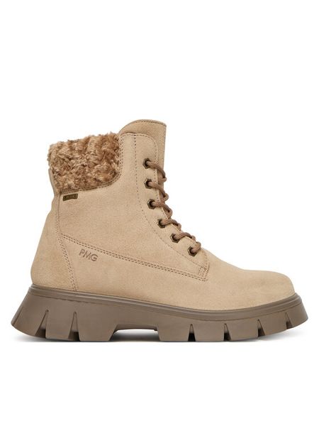 Primigi Trapery GORE-TEX 8870511 D Beżowy. Brązowe kozaki dziewczęce Primigi, bez wzorów, z gore-texu, bez obcasa. Za 249.99 zł.