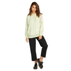 Bluza sportowa damska Volcom Truly Stoked. Zielone bluzy bez kaptura damskie Volcom, s, z bawełny. Za 146.00 zł.