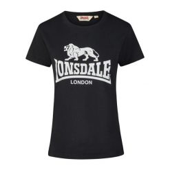 Koszulka damska Lonsdale Combe. Białe t-shirty damskie Lonsdale, xl, bez wzorów, z bawełny, bez kołnierzyka. Za 138.50 zł.