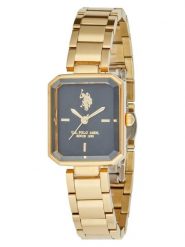 U.S. Polo Assn. Zegarek kwarcowy w kolorze złoto-antracytowym rozmiar: onesize. Szare, analogowe zegarki damskie U.S. Polo Assn., metalowe. Za 217.99 zł.