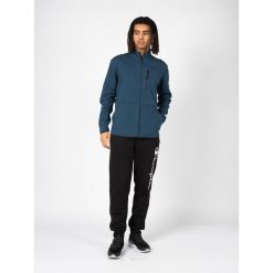 Bluza trekking męska Full-zip. Niebieskie bluzy bez kaptura męskie CHAMPION, m, z bawełny. Za 199.00 zł.