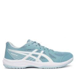 Buty halowe Asics. Niebieskie buty sportowe na co dzień męskie Asics, bez zapięcia. Za 299.99 zł.