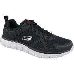 Buty do biegania męskie Skechers Track-Scloric. Czarne obuwie do biegania damskie Skechers. Za 299.99 zł.