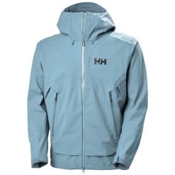 Kurtka narciarska Helly Hansen Verglas BC. Niebieskie kurtki męskie Helly Hansen, m, bez wzorów, bez kaptura, narciarskie. Za 1,643.10 zł.