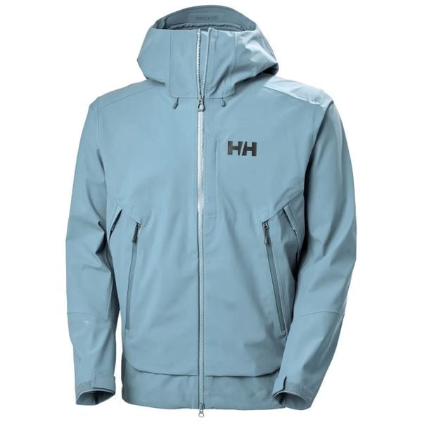 Kurtka narciarska Helly Hansen Verglas BC. Niebieskie kurtki męskie Helly Hansen, l, bez wzorów, z dzianiny, bez kaptura, narciarskie. Za 1,688.05 zł.