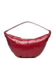JENNY Torebka C-JEN-L-009-08 Czerwony. Czerwone torebki klasyczne damskie Jenny, bez wzorów, z materiału, bez dodatków. Za 129.99 zł.