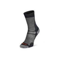 Skarpety w góry Bridgedale Hike Ultra Lt T2 Merino P Crew. Czarne skarpetki damskie Bridgedale, bez wzorów, z elastanu. Za 109.60 zł.