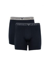 Emporio Armani Bokserki "2 Pack" | 1119123-F720 | Mężczyzna | Granatowy. Niebieskie bokserki męskie Emporio Armani, bez wzorów, z bawełny. W wyprzedaży za 139.00 zł.