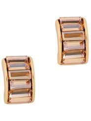 TATUUM Kolczyki-wkrętki z kamieniami ozdobnymi rozmiar: onesize. Różowe kolczyki damskie Tatuum, szklane. Za 52.92 zł.