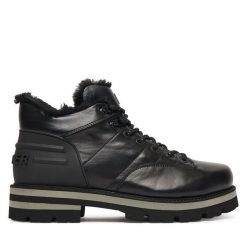 Trapery Bogner. Czarne buty zimowe męskie Bogner, bez zapięcia. Za 1,699.00 zł.