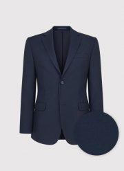 PAKO LORENTE – Granatowa wełniana marynarka garniturowa. Marynarki męskie Pako Lorente, bez wzorów, z wełny. Za 1,189.99 zł.