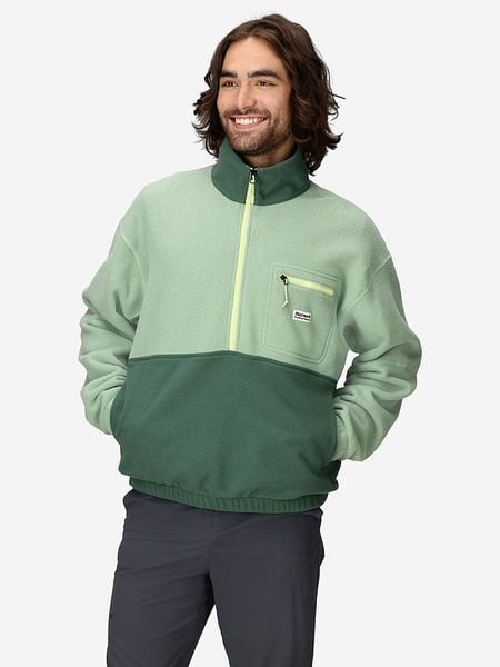 Marmot Bluza polarowa "Retro Rocklin" w kolorze zielonym rozmiar: L. Zielone bluzy bez kaptura damskie Marmot, l, z materiału. Za 210.95 zł.