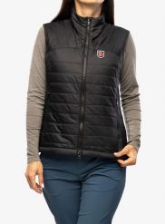 Kamizelka ocieplana damska Fjallraven Expedition X-Latt Vest. Czarne kamizelki damskie Fjällräven, m, z jeansu. Za 893.25 zł.