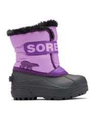 Sorel Śniegowce Snow Commander™ 2114101514 Fioletowy. Fioletowe kozaki dziewczęce Sorel, bez wzorów, z materiału, bez obcasa. Za 219.99 zł.