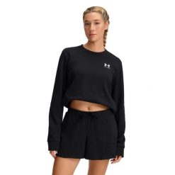 Bluza damska Under Armour Rival Terry. Białe bluzy bez kaptura damskie Under Armour. Za 253.40 zł.