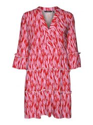 Vero Moda Sukienka w kolorze jasnoróżowo-różowym rozmiar: XS. Różowe sukienki damskie Vero Moda, xs, bez wzorów, z wiskozy, bez kołnierzyka, bez ramiączek, mini. Za 74.46 zł.