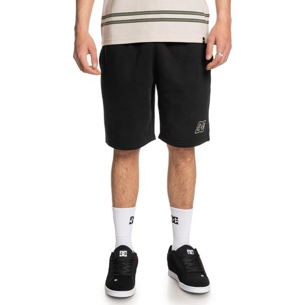 Spodenki z elastyczną talią dla Mężczyzn PALLET Czarny. Czarne szorty męskie DC Shoes, bez wzorów, z bawełny. Za 199.99 zł.