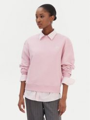 Tommy Hilfiger Bluza Script WW0WW49418 Różowy Regular Fit. Czerwone bluzy bez kaptura damskie Tommy Hilfiger, xl, z bawełny. Za 329.99 zł.