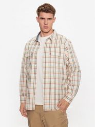 Levi's® Koszula 19587-0255 Beżowy Relaxed Fit. Brązowe koszule męskie m, bez wzorów, z bawełny, bez kołnierzyka, bez ramiączek. Za 289.99 zł.