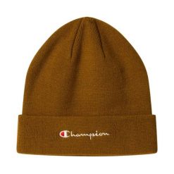 CHAMPION Czapka Beanie Cap brązowa. Brązowe czapki męskie CHAMPION, bez wzorów. Za 62.99 zł.