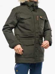 Kurtka ocieplana męska Fjallraven Nuuk Parka. Zielone parki męskie Fjällräven, m, bez wzorów, z futra. Za 1,869.99 zł.