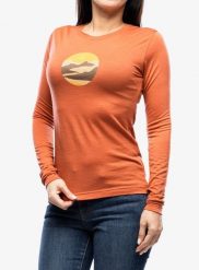 Bluza termoaktywna damska Sensor Merino Active Triglav Tee LS. Czerwone bluzy bez kaptura damskie Sensor, l, z materiału. Za 317.89 zł.