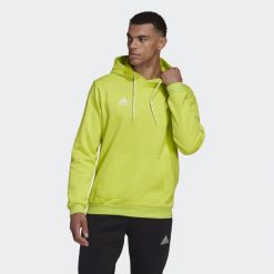 Bluza do piłki nożnej męska Adidas Entrada 22. Żółte bluzy bez kaptura męskie Adidas, m. Za 110.99 zł.