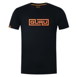 Koszulka Wędkarska T-Shirt Guru Gradient Connect Tee Black. Czarne t-shirty męskie GURU, m, bez wzorów, bez kołnierzyka. Za 130.99 zł.