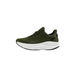 Buty Fila Retron. Zielone buty sportowe na co dzień męskie Fila, z materiału, bez zapięcia, trekkingowe. Za 219.99 zł.