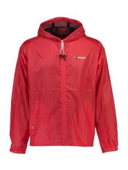 Geographical Norway Kurtka przeciwwiatrowa "Boat Men" w kolorze czerwonym rozmiar: L. Czerwone kurtki męskie Geographical Norway, l, bez wzorów, z kapturem. Za 101.94 zł.
