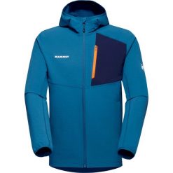 Bluza trekkingowa męska Mammut Madris Light ML Hooded. Niebieskie bluzy bez kaptura męskie Mammut, m. Za 509.99 zł.