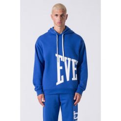 Bluza męska Everlast Exclusive Hoodie Logo. Niebieskie bluzy bez kaptura męskie Everlast, bez wzorów, sportowe, bez kołnierzyka, bez ramiączek. Za 189.99 zł.