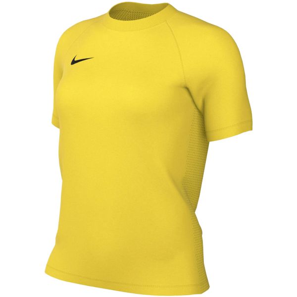 Koszulka damska Nike Dri-Fit Park VIII. Żółte bluzki damskie Nike, bez wzorów, z poliesteru, bez ramiączek. Za 66.99 zł.