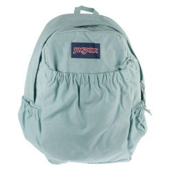Plecak sportowo-turystyczny dla dorosłych Slouch Pack Backpack. Niebieskie plecaki damskie JanSport, bez wzorów, z materiału, sportowe. Za 199.99 zł.