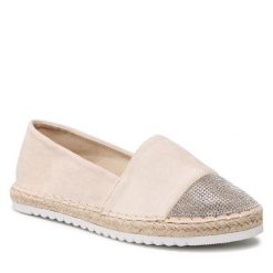 Espadryle Jenny Fairy. Brązowe espadryle damskie Jenny Fairy, bez wzorów, bez obcasa. Za 99.99 zł.