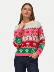 Vero Moda Sweter New Christmas 10334011 Kolorowy Regular Fit. Swetry klasyczne damskie Vero Moda, xs, z syntetyku, bez kołnierzyka. Za 139.99 zł.