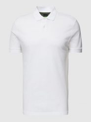 Koszulka Polo męska BOSS Pio 1 BIANCO regular fit biała (50507583-100). Białe koszulki polo męskie Boss, m, bez wzorów, bez ramiączek. Za 279.00 zł.