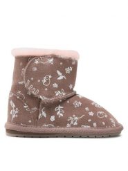 EMU Australia Śniegowce Woodland Toddle B12765 Brązowy. Brązowe kozaki dziewczęce Emu Australia, bez wzorów, ze skóry, bez obcasa. Za 269.99 zł.