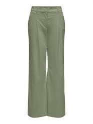 ONLY Spodnie w kolorze khaki rozmiar: S/L32. Brązowe spodnie materiałowe damskie Only, bez wzorów, z materiału. Za 70.24 zł.