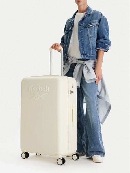 Reebok Walizka duża CEO-RBK-WAL-026-L Żółty. Żółte walizki Reebok, bez wzorów, z tworzywa sztucznego, duże. Za 349.99 zł.