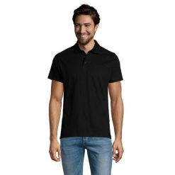 Męska Koszulka Polo Prescott Jersey. Niebieskie koszulki polo męskie SOL'S, m, bez wzorów, z bawełny, bez ramiączek. Za 74.99 zł.