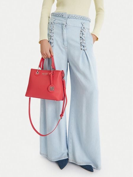 Nine West Torebka CEO-Madison Muse-LDA8337 Różowy. Czerwone torebki klasyczne damskie Nine West, bez wzorów, z materiału, bez dodatków. Za 249.99 zł.