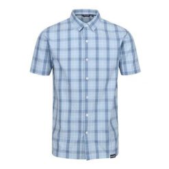 Koszula Męska W Kratkę Denmoor. Niebieskie koszule męskie Regatta, m, bez wzorów, bez kołnierzyka, bez ramiączek. Za 55.99 zł.