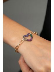 Heliophilia Bransoletka z elementem ozdobnym rozmiar: onesize. Żółte bransoletki damskie Heliophilia, metalowe. Za 34.95 zł.