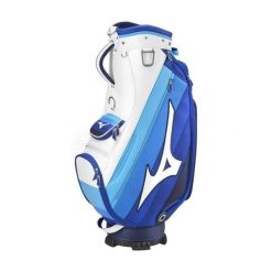 Torba golfowa Mizuno Tour Staff 2025 – Cart Bag – biało niebieska. Białe torebki klasyczne damskie Mizuno, bez wzorów, z bawełny, duże, bez dodatków. Za 1,239.47 zł.